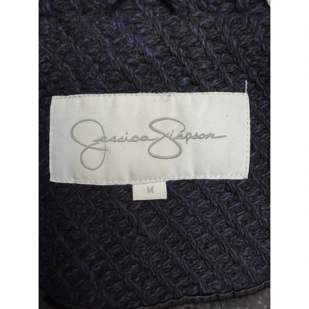 Jessica Simpson Navy‎ Wool Blend Peacoat Jacket Size M